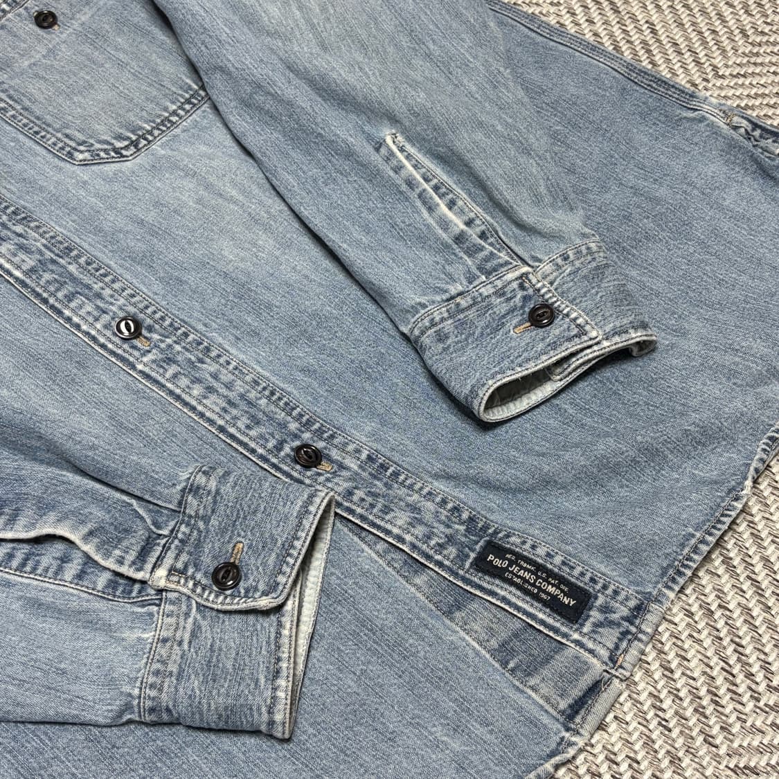 80s Polo Denim Shirt 상품이미지3