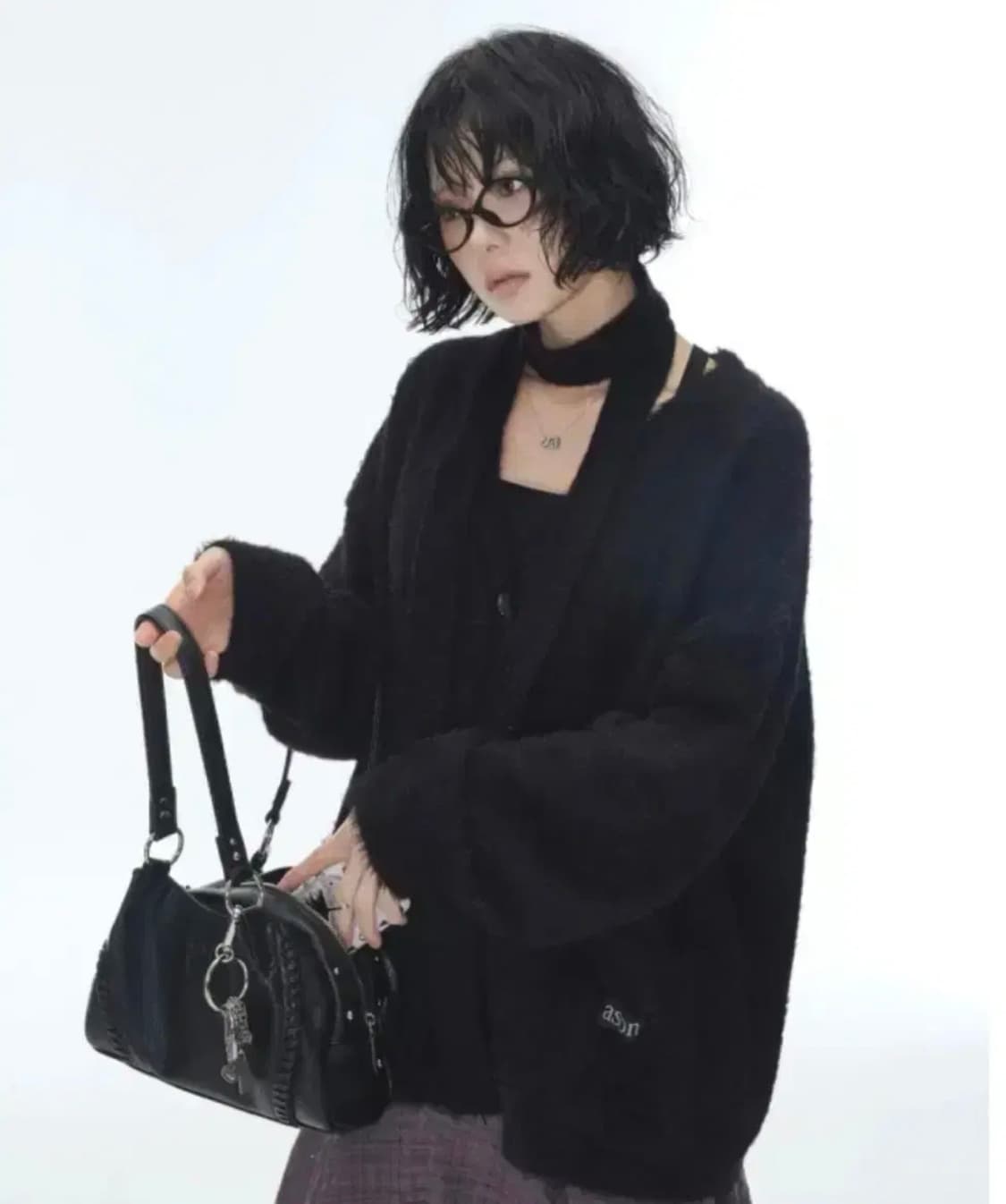 ason 애즈온 보니타 미니백 블랙 BONITA MINI BAG 상품이미지5