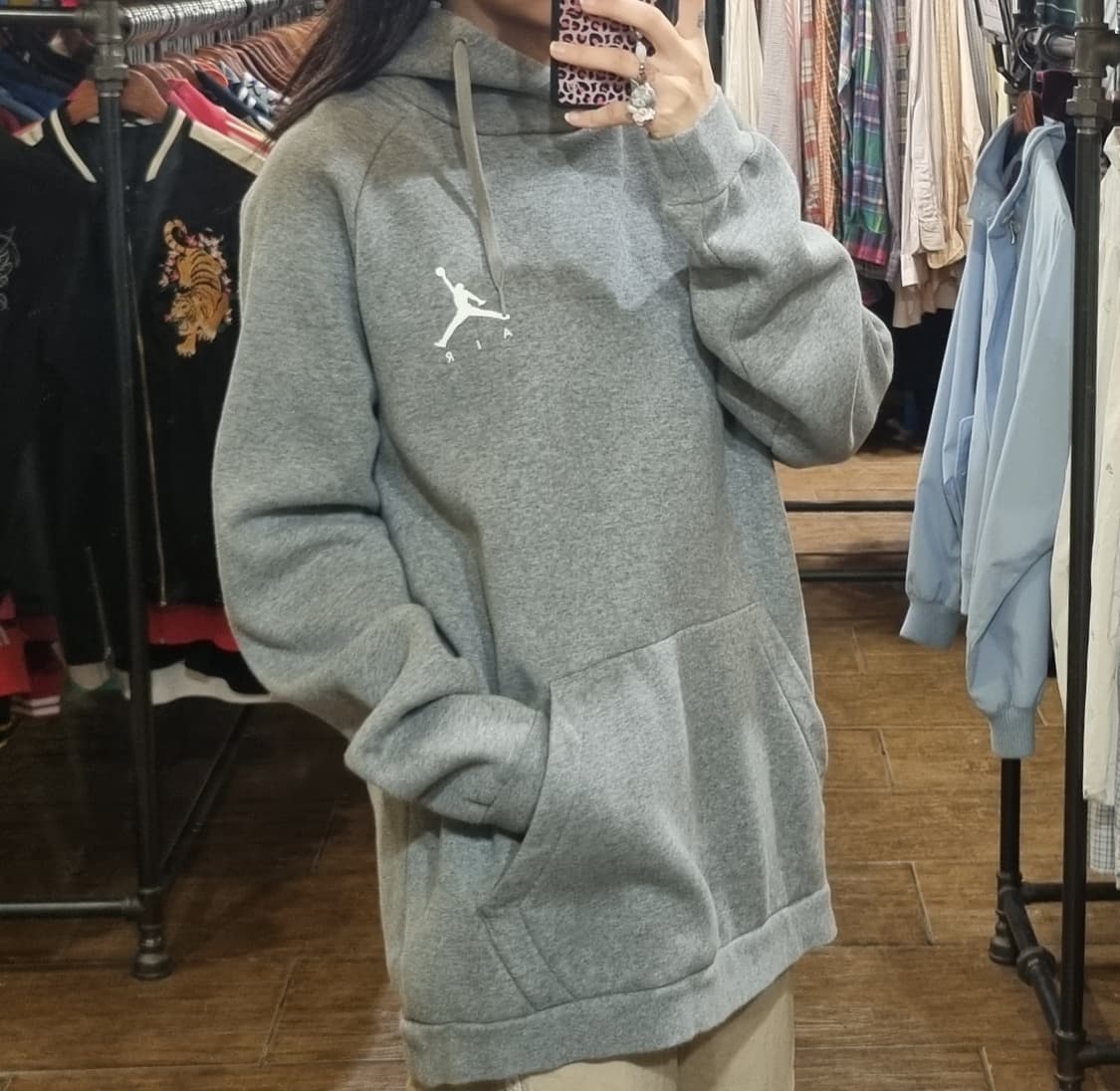 [Hi] nike 나이키 조던 후드티 그레이 상품이미지3