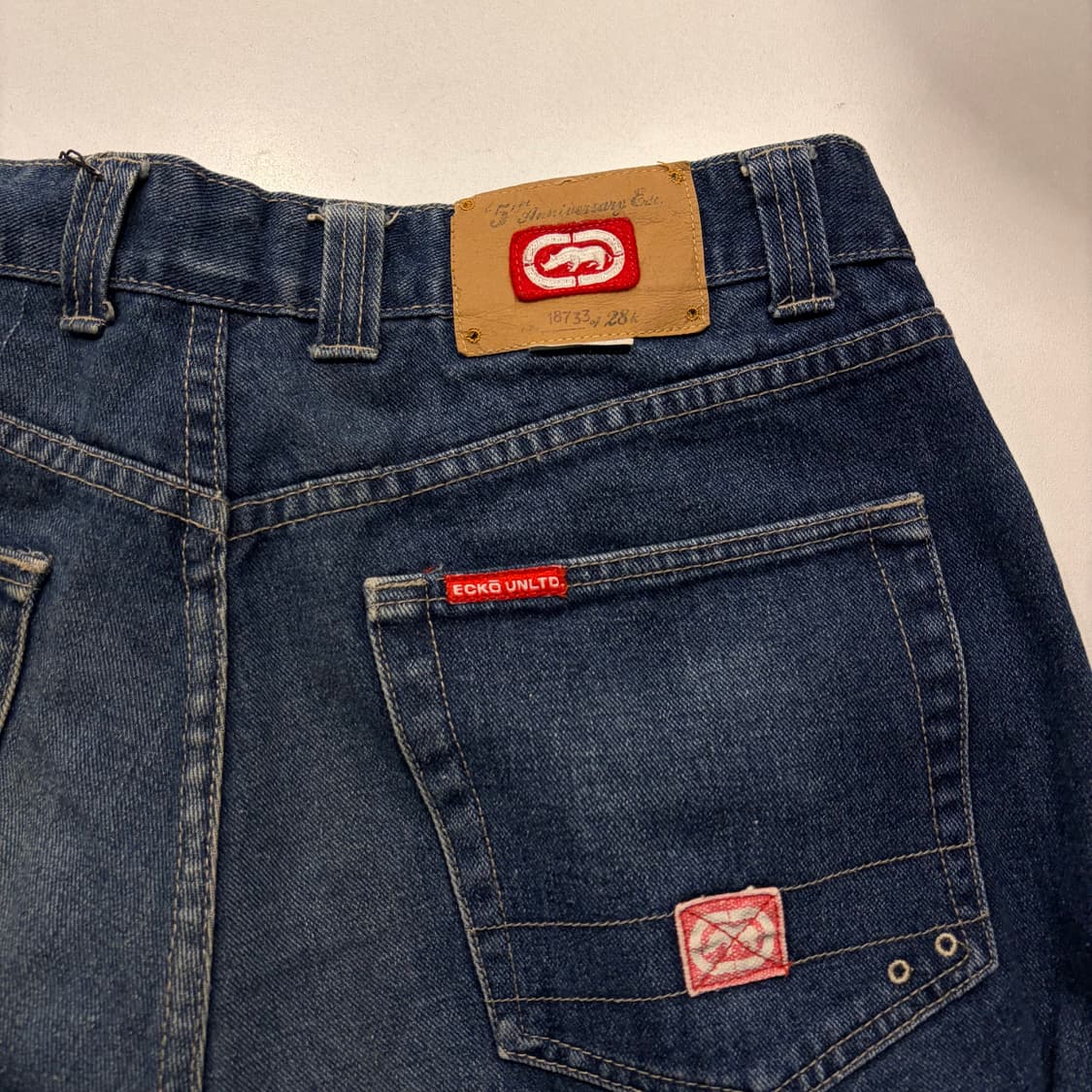 [36] 에코언리미티드 와이드 데님 청바지 팬츠 D20 상품이미지7