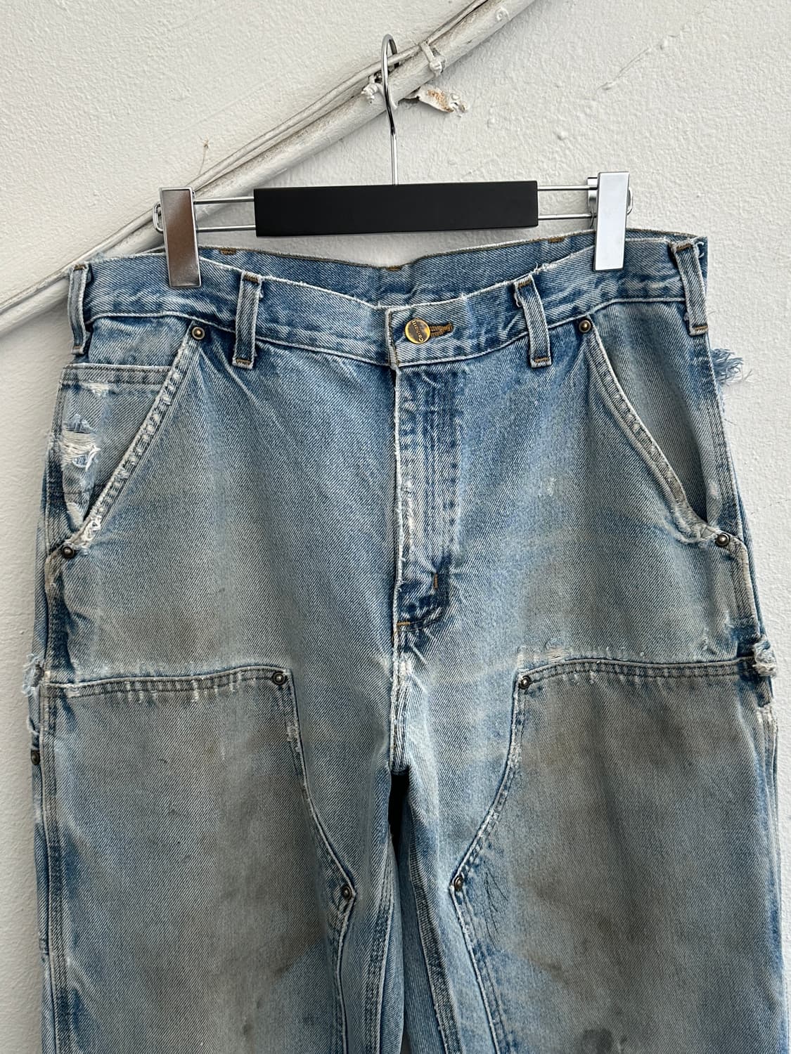 OG 칼하트 데님 더블니 칼하트 썩블니 워크팬츠 상품이미지6