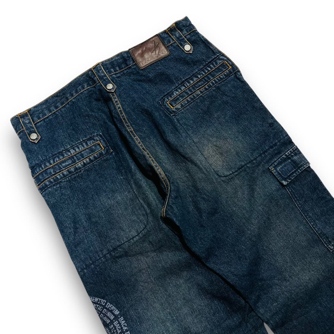 칼 카니 올드스쿨 빅로고 빈티지 데님 팬츠 상품이미지4