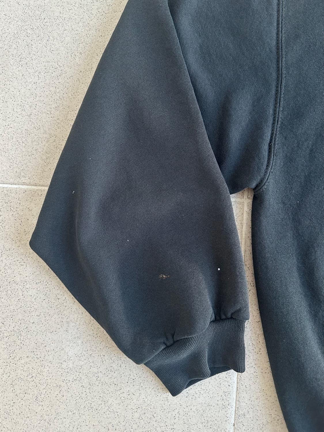 90s 빈티지 러셀 스웻셔츠 블랙 XL 상품이미지5