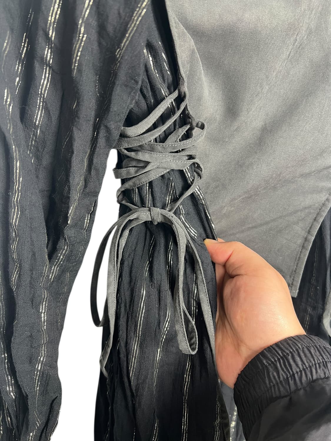 AMERI 뷔스티에 레이어드 스트링 원피스 S 상품이미지3