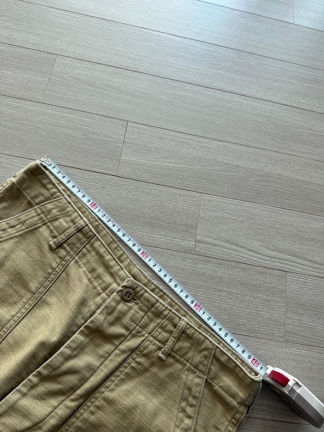 orslow 오어슬로우 퍼티그 레귤러핏 베이지 2사이즈 노수선  상품이미지4