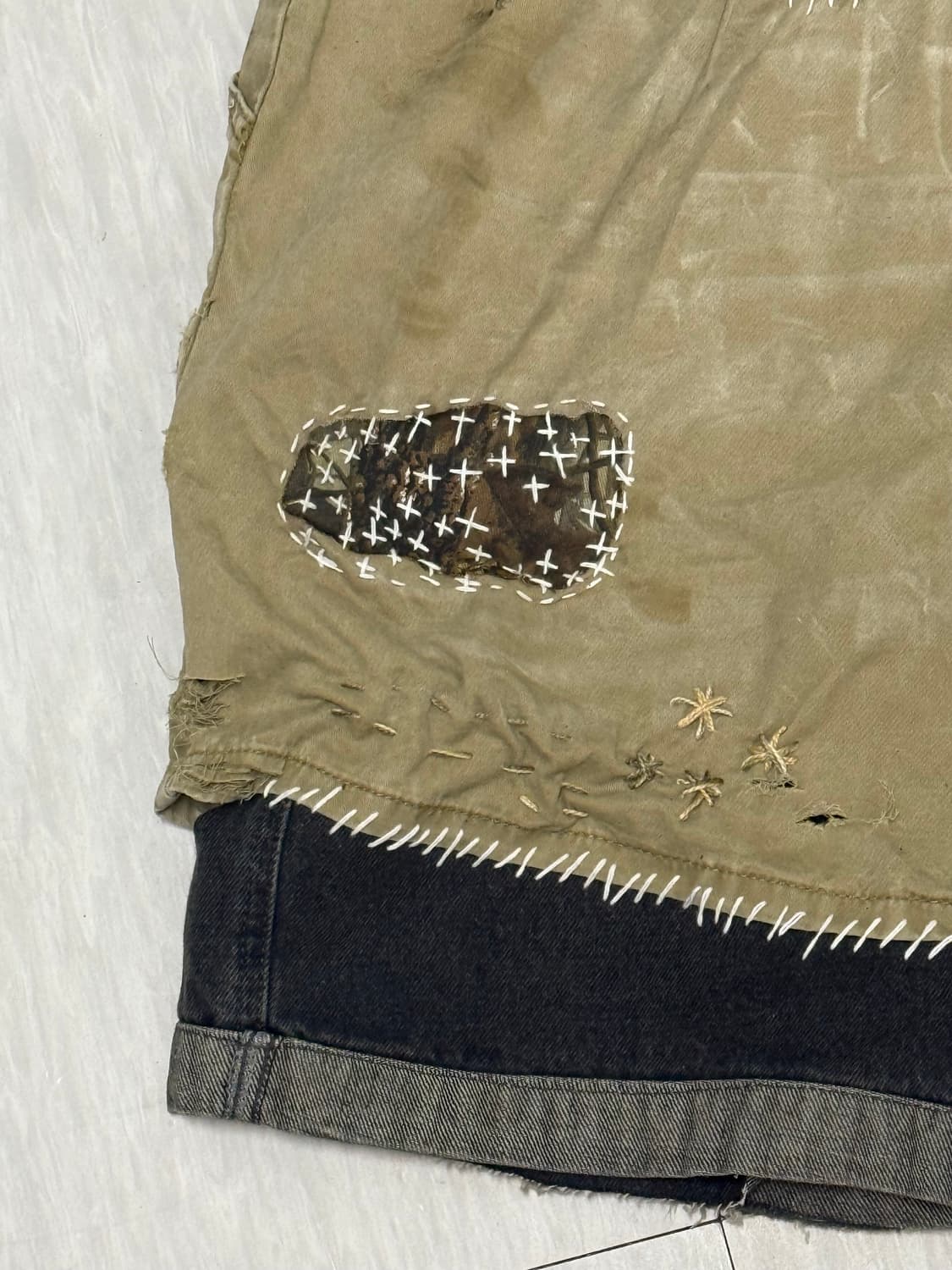 Sewing custom patch shorts  상품이미지2