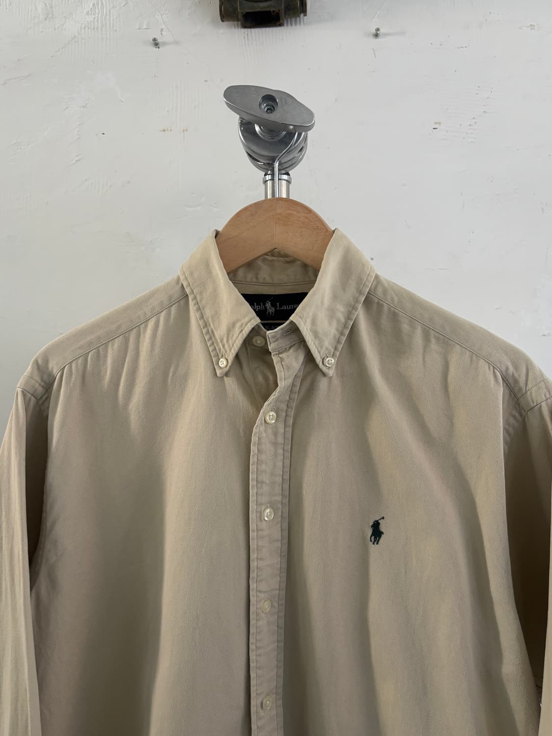 Polo 폴로 랄프로렌 베이지 컬러 버튼다운 블레어 셔츠 상품이미지3