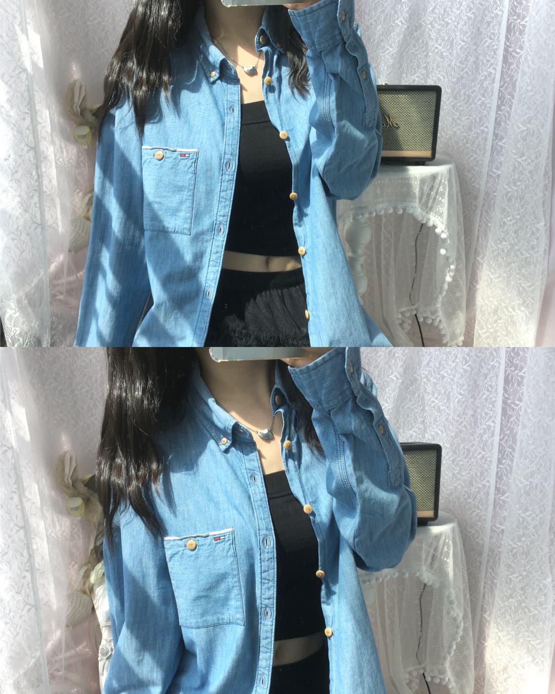 Tommy denim shirt 상품이미지1