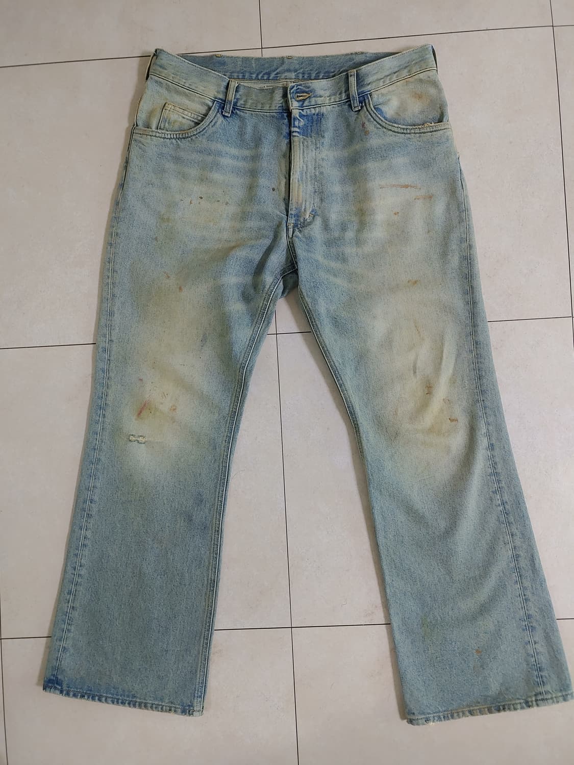 22ss 마르지엘라 더티워싱 플레어팬츠 상품이미지1