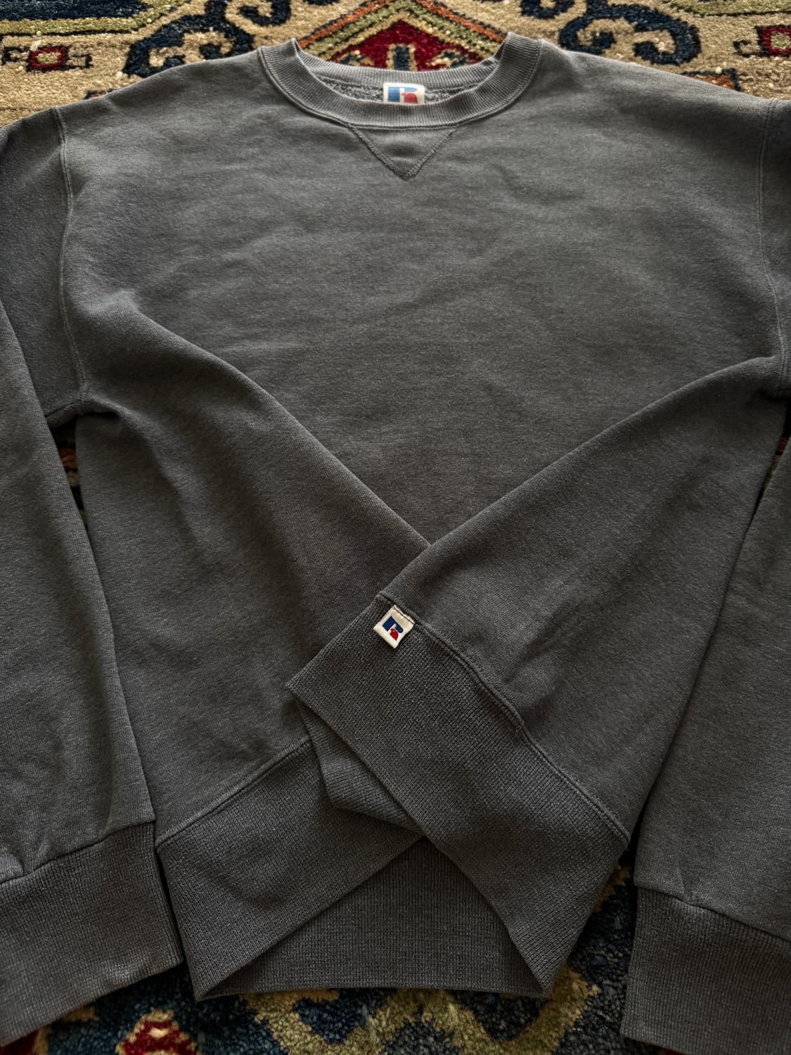 80s Russell dark grey Sweatshirt 상품이미지4