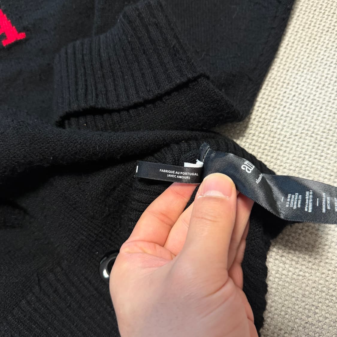 아미 AMI 하트로고 가디건 상품이미지5