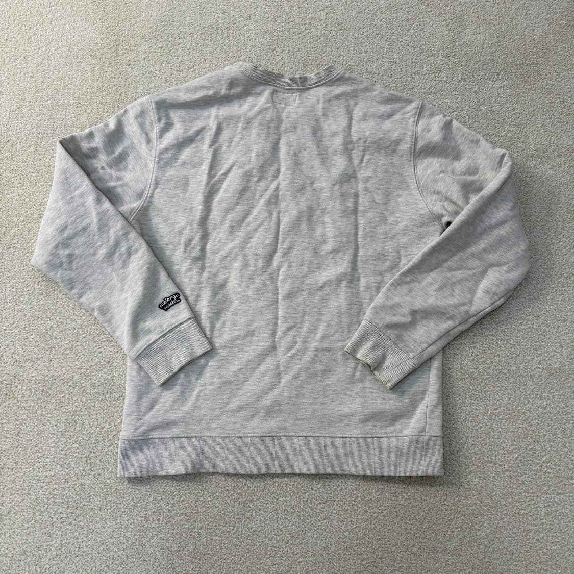 [L] 무신사 스탠다드 멜란지 마스터 맨투맨 0107T1 상품이미지2