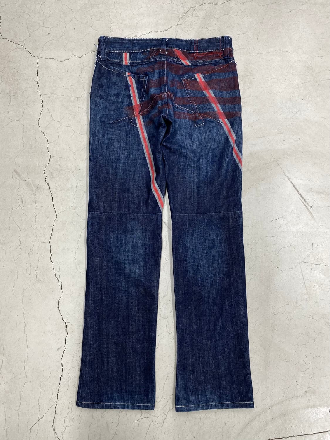 마리떼 프랑소와 저버 아메리칸 플래그 데님 팬츠 상품이미지4