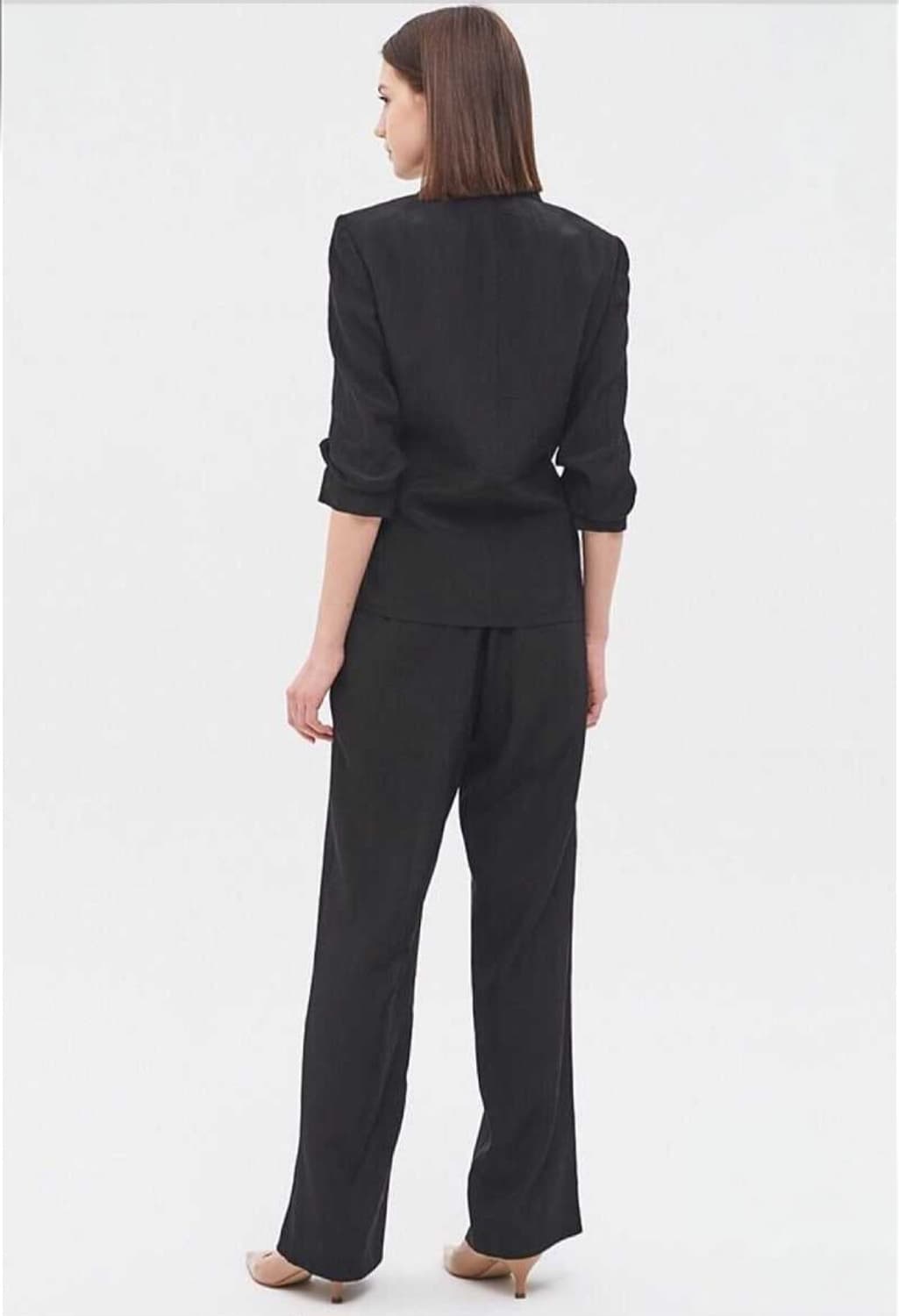 타임 시그니처 턱슬리브 크링클자켓 55사이즈 상품이미지2