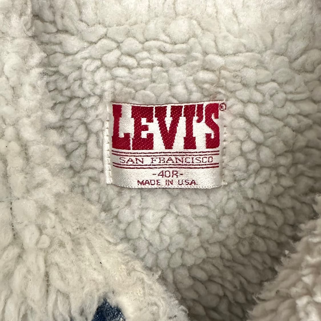 80‘s 리바이스 쉐르파 데님자켓 상품이미지3