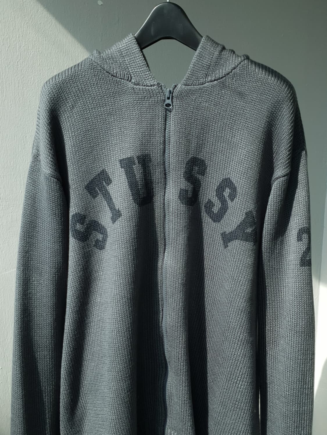 90s,00s Stussy knit hood zipup 상품이미지3