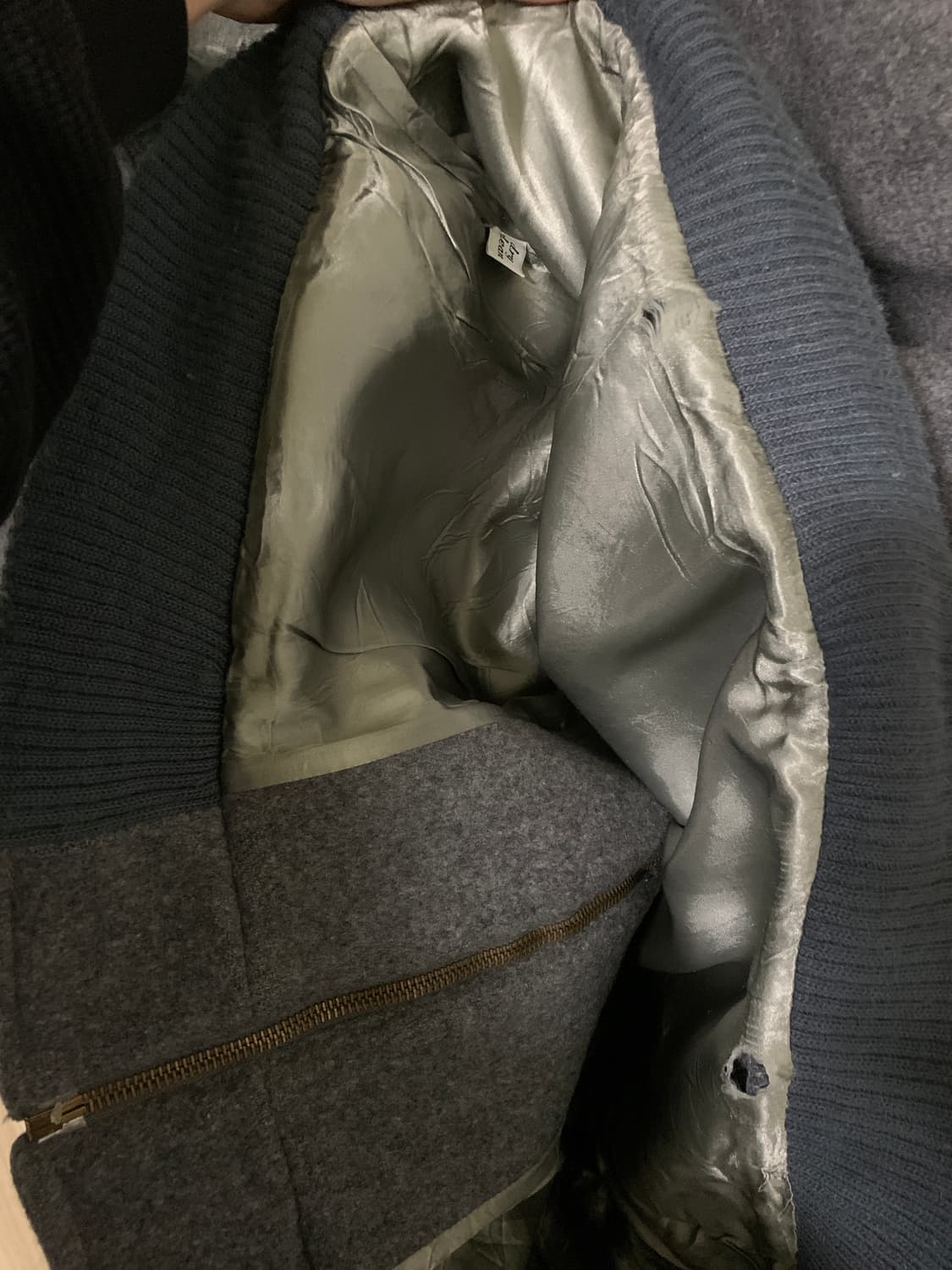 펜들턴 made usa 울 블루종 점퍼 자켓 L (데미지) 상품이미지6