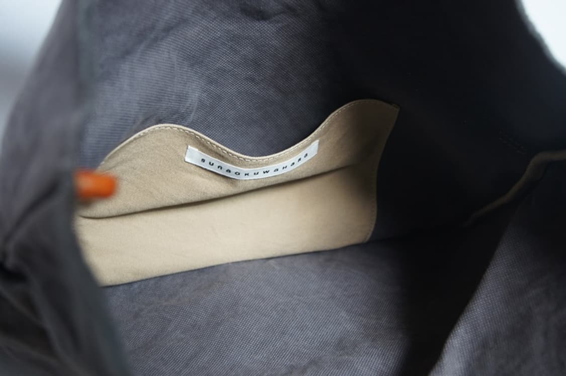 SUNAO KUWAHARA 멋스러운 캔버스 빅백 상품이미지8