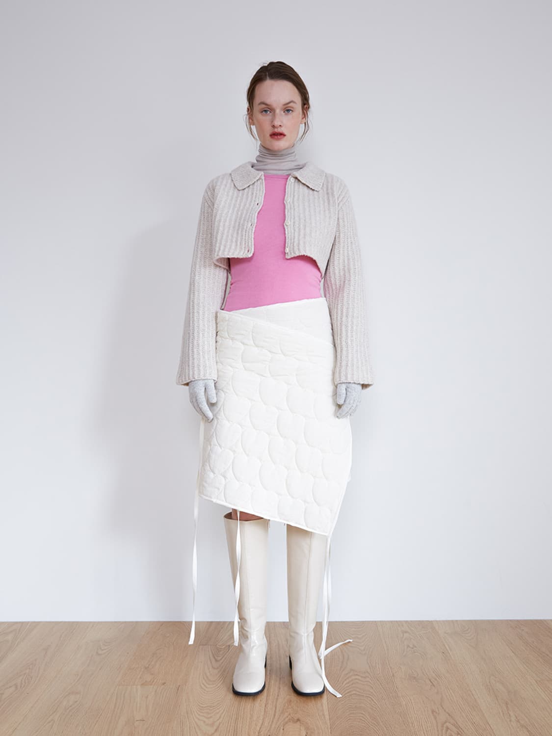 OEF 크롭 가디건 상품이미지1