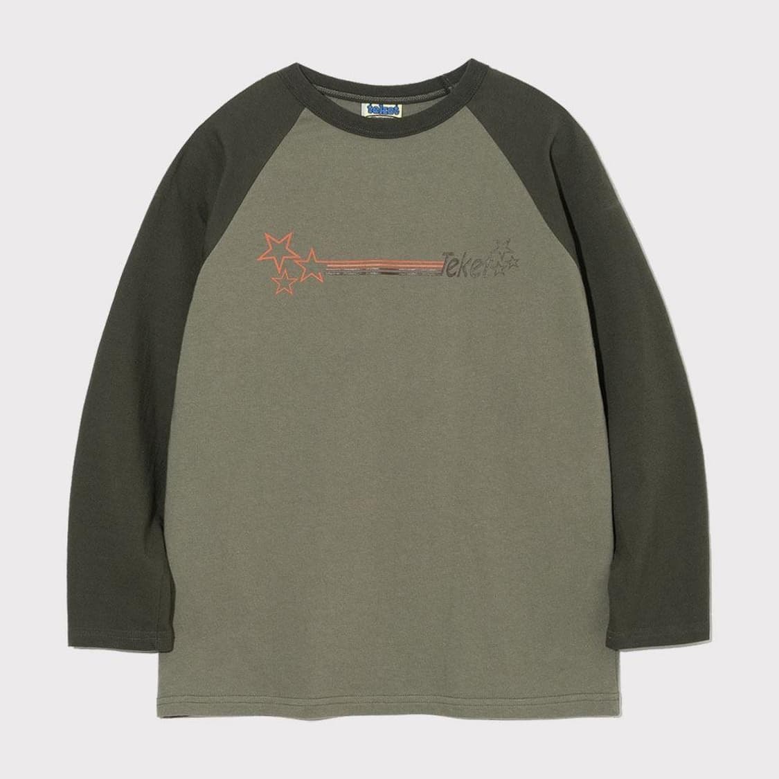 테켓 Keep Raglan L/S Tee Khaki 상품이미지1