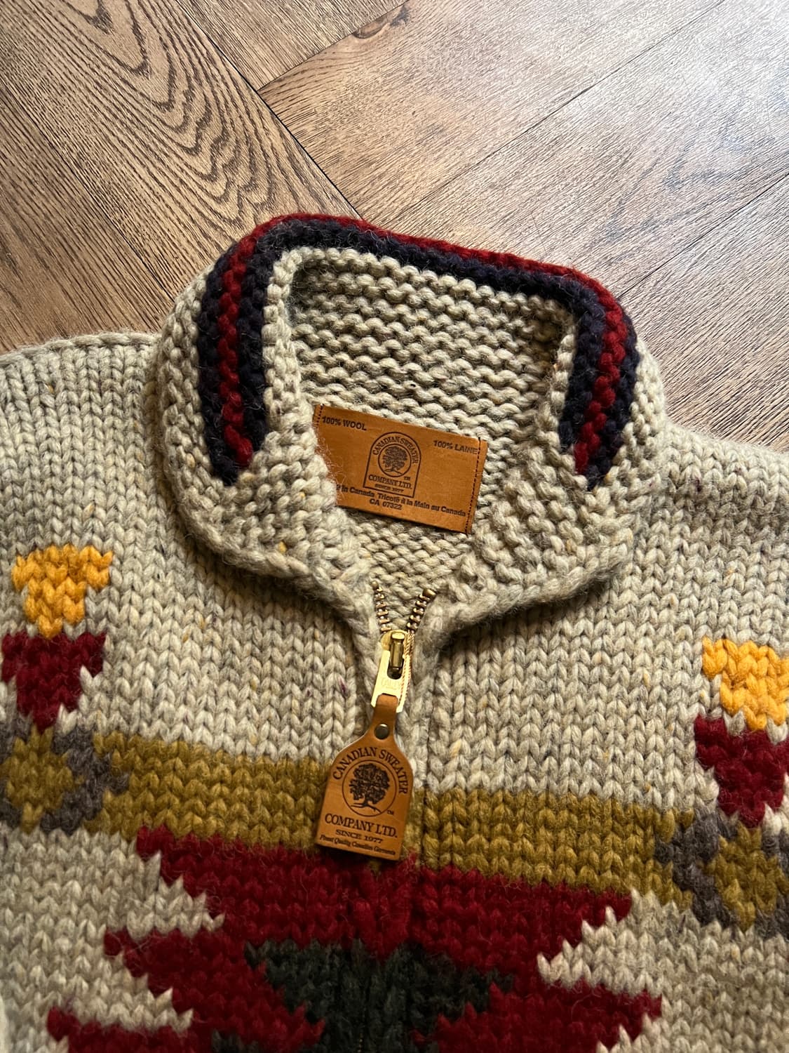 [M]Canadian Swearter 캐나디안스웨터 네이티브 패턴 코위찬 상품이미지2