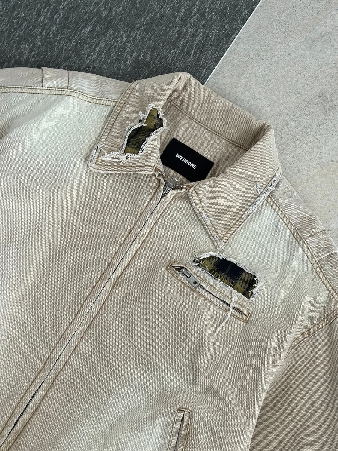 웰던 디스트레스 워크 자켓  상품이미지3