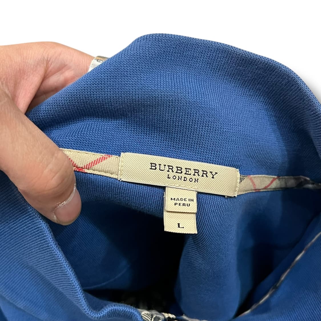  버버리 로고 지퍼 맨투맨 +명품감정서 y13956 상품이미지6
