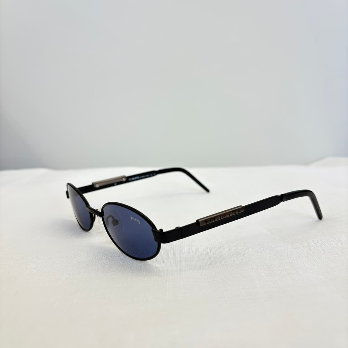 WINCHESTER 블랙 오벌 선글라스 상품이미지2