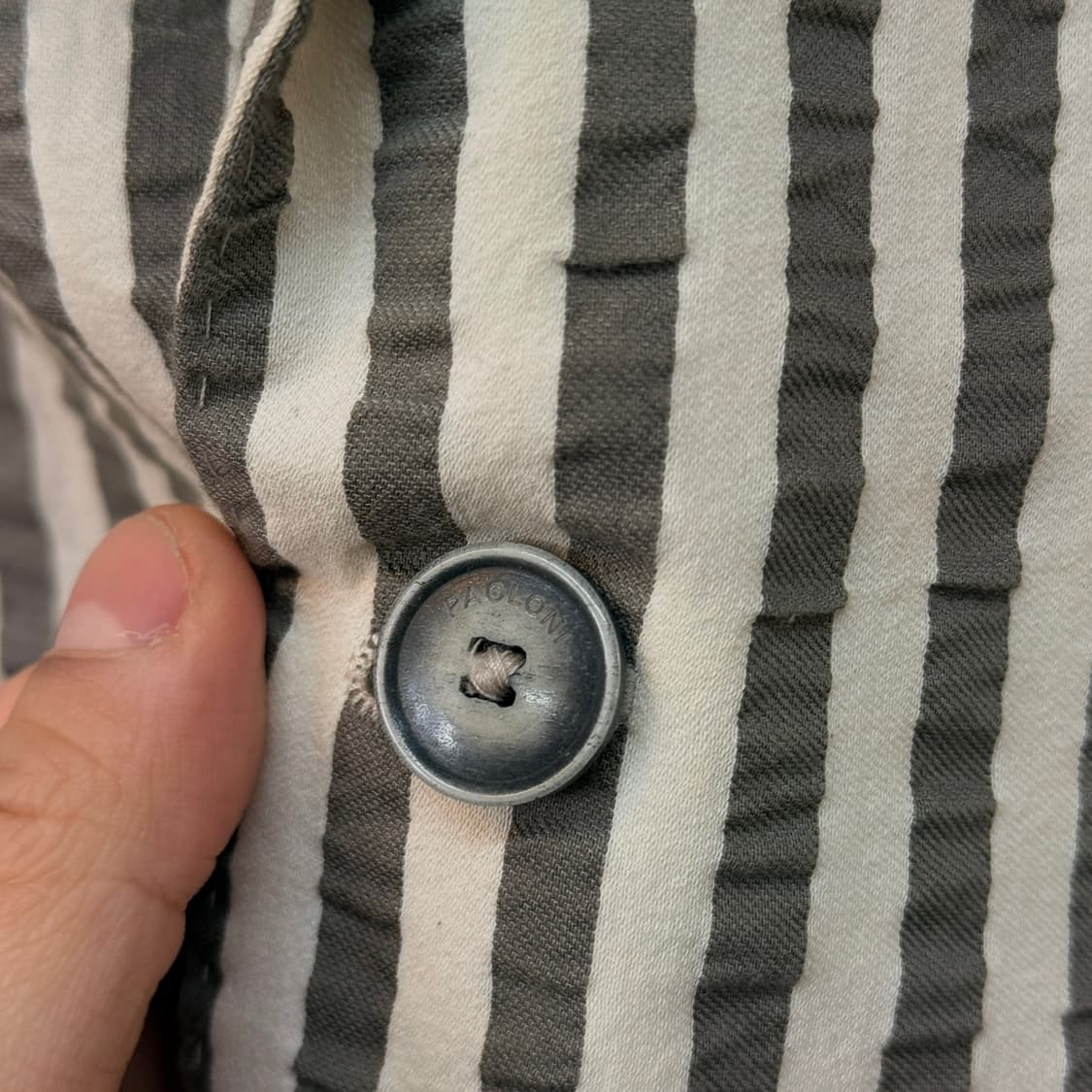 파올리니 컨템포러리 이탈리아 브랜드 시어서커 실크혼방 자켓 블레이저  2 상품이미지5