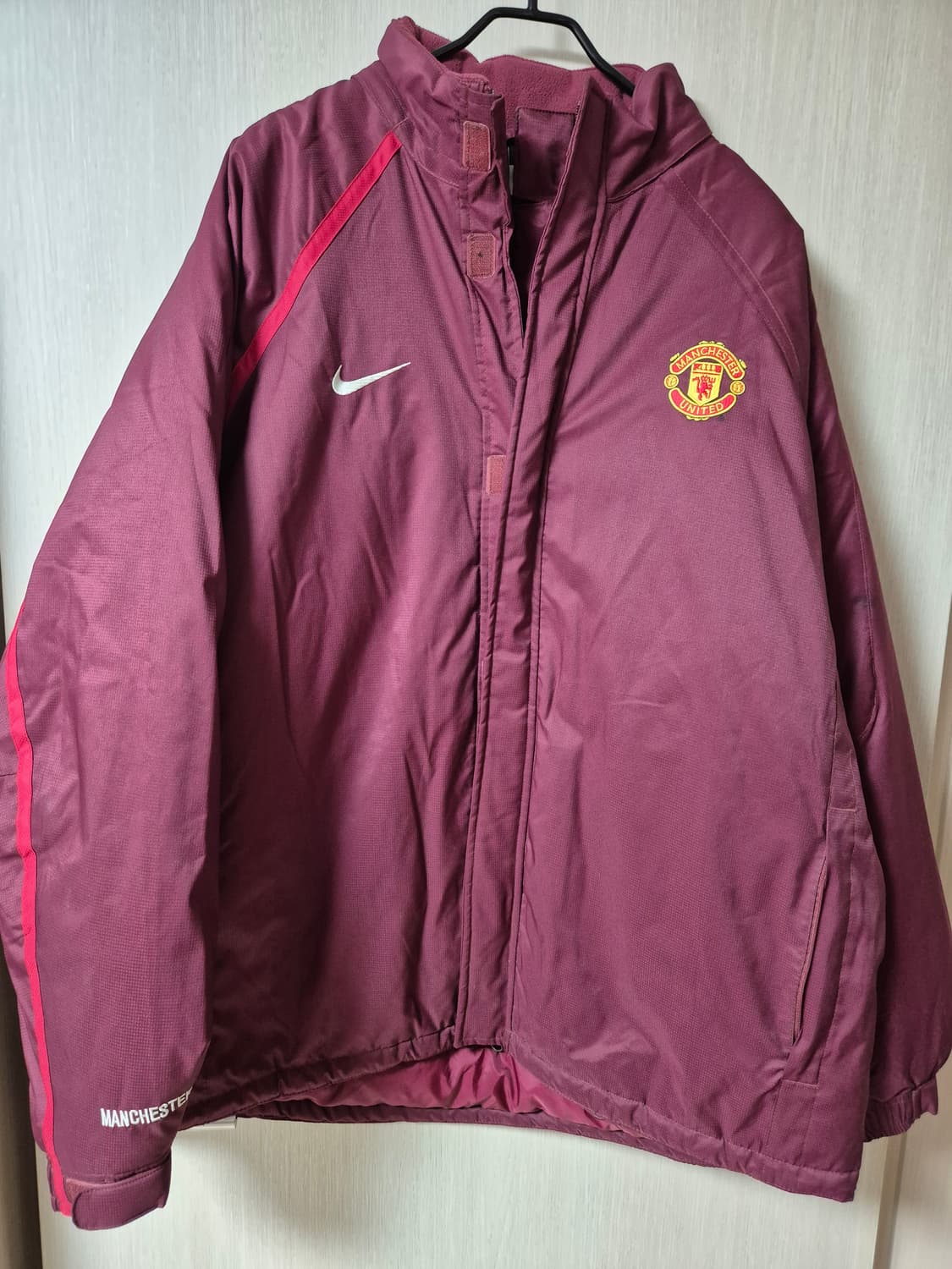 나이키 맨체스터 유나이티드 패딩 점퍼 XL 맨유 기모점퍼 상품이미지1