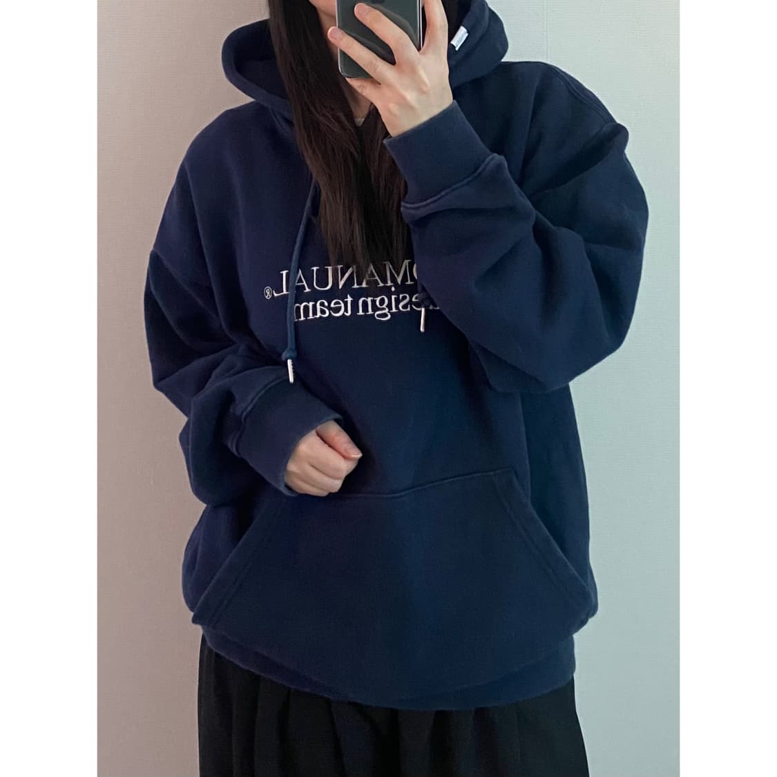 노매뉴얼 후드티 상품이미지1