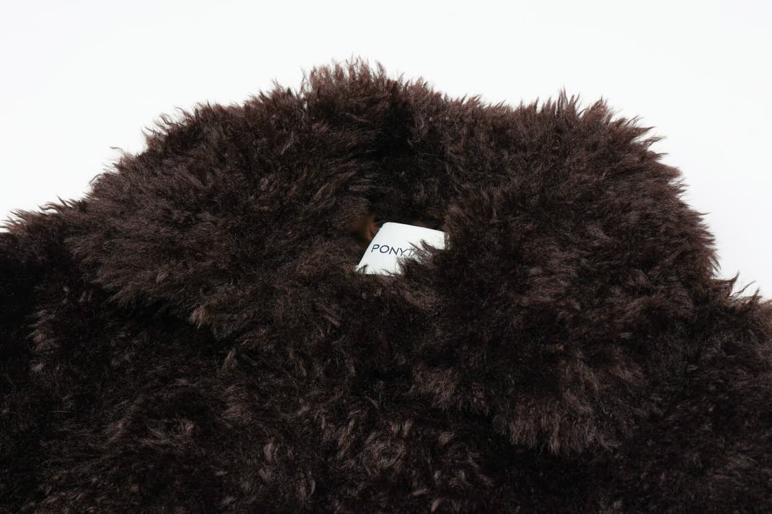 포니테일 ponytail shaggy 퍼 재킷 상품이미지6