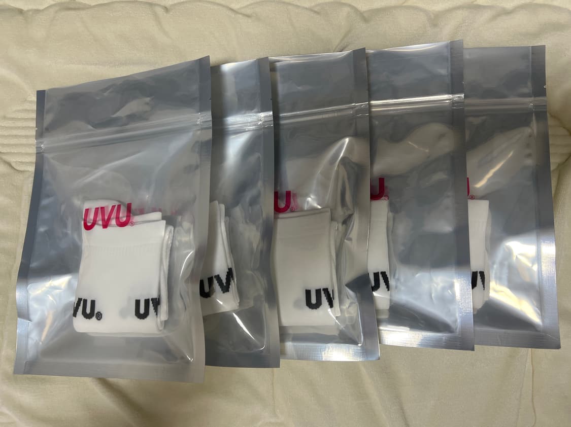 (미개봉) UVU 러닝삭스 S-M 사이즈 화이트 상품이미지2