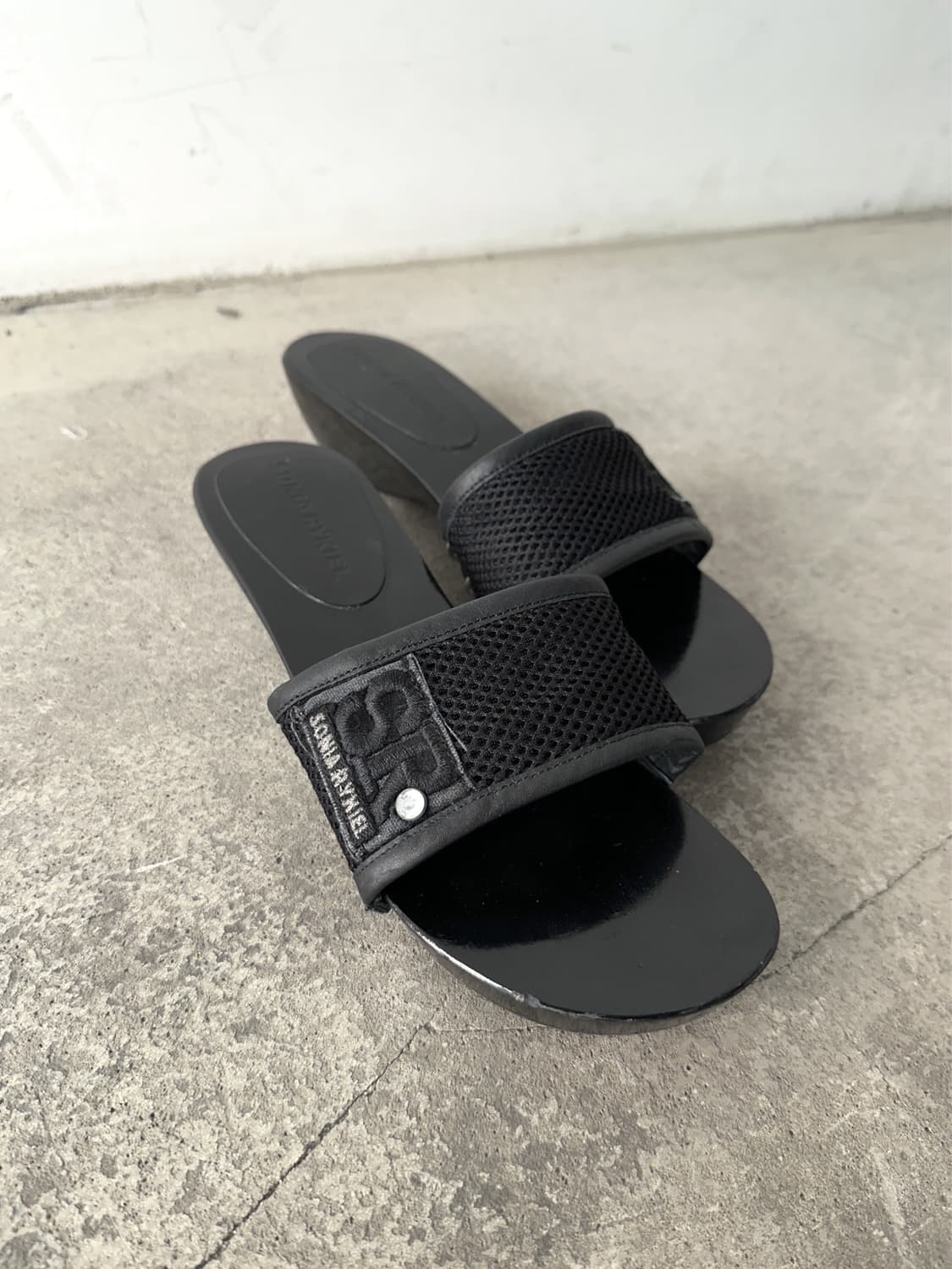 SONIA RYKIEL mesh strap mule 상품이미지3