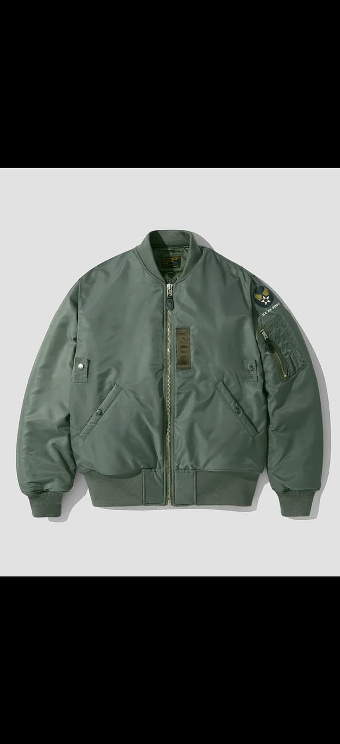 아웃스탠딩 MA-1 세이지 그린 L사이즈 상품이미지1