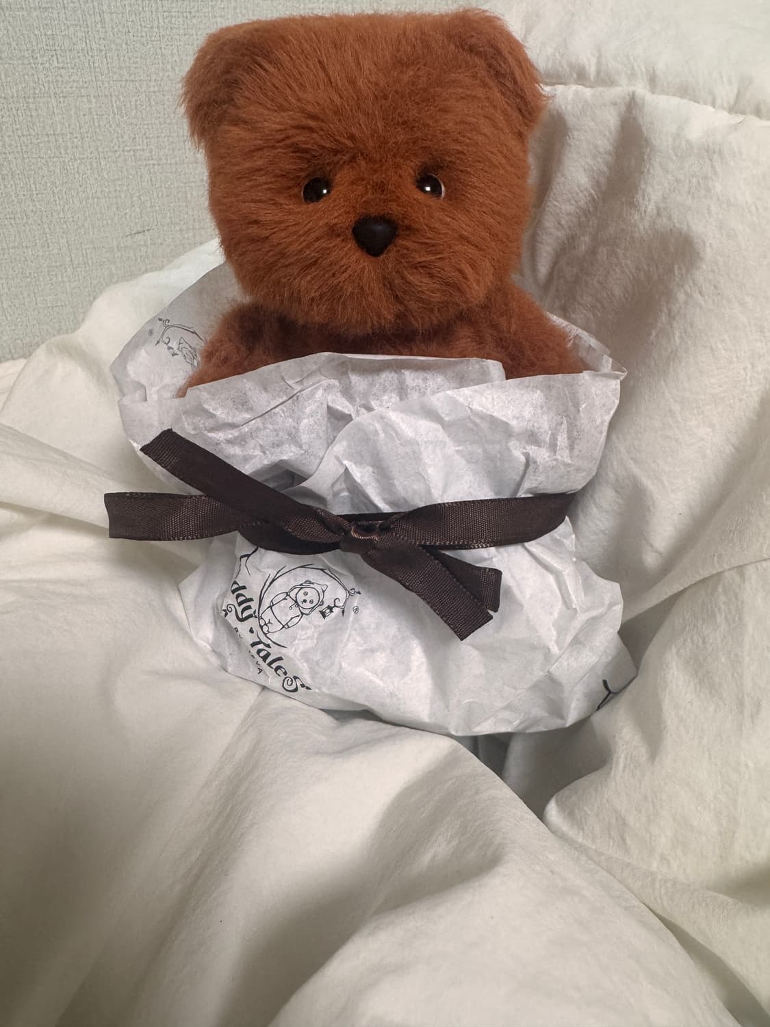 테디테일즈 포켓플라워 우드브라운 베어 팝니다 상품이미지2