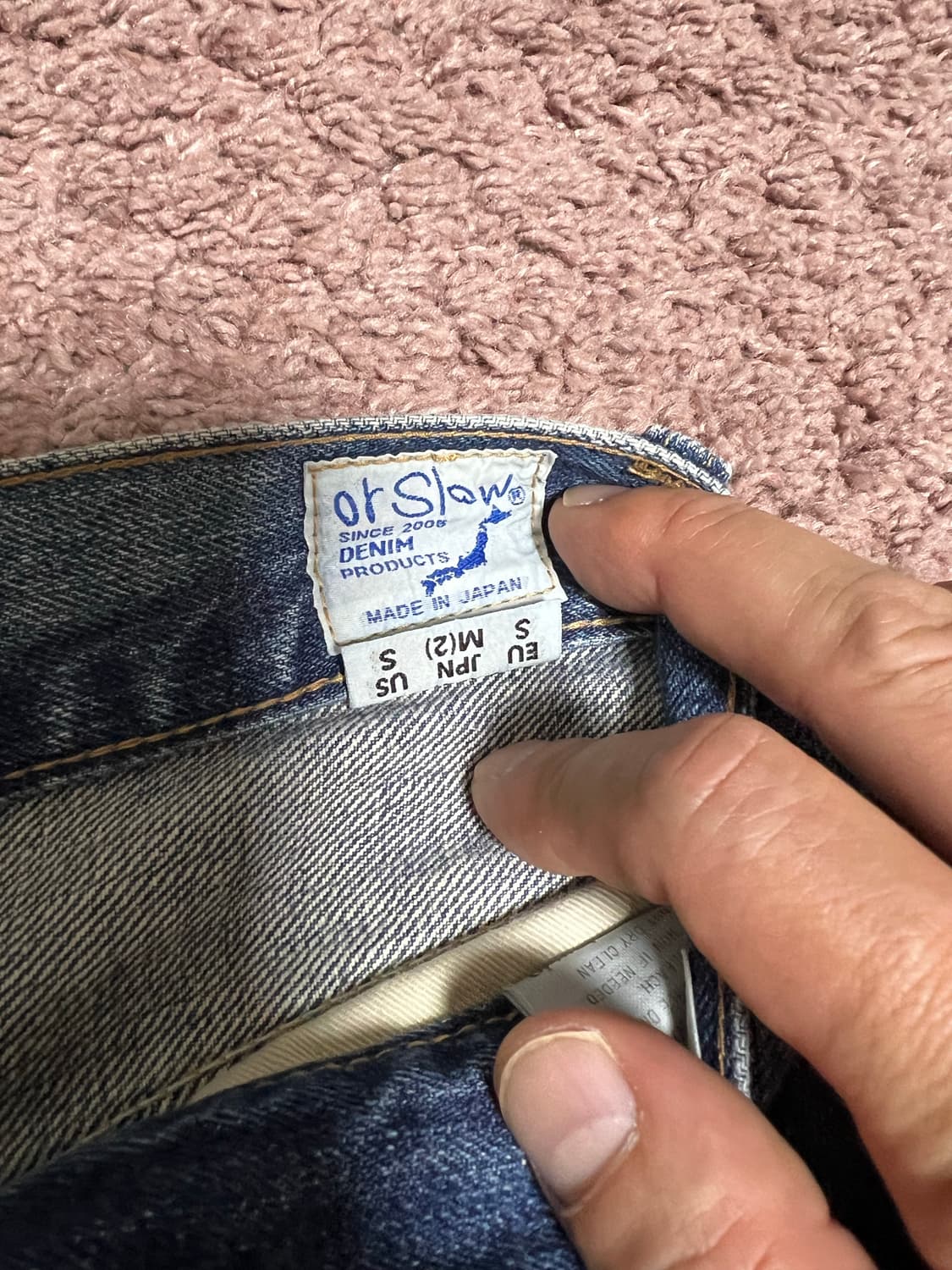 오어슬로우 부츠컷 데님 상품이미지2