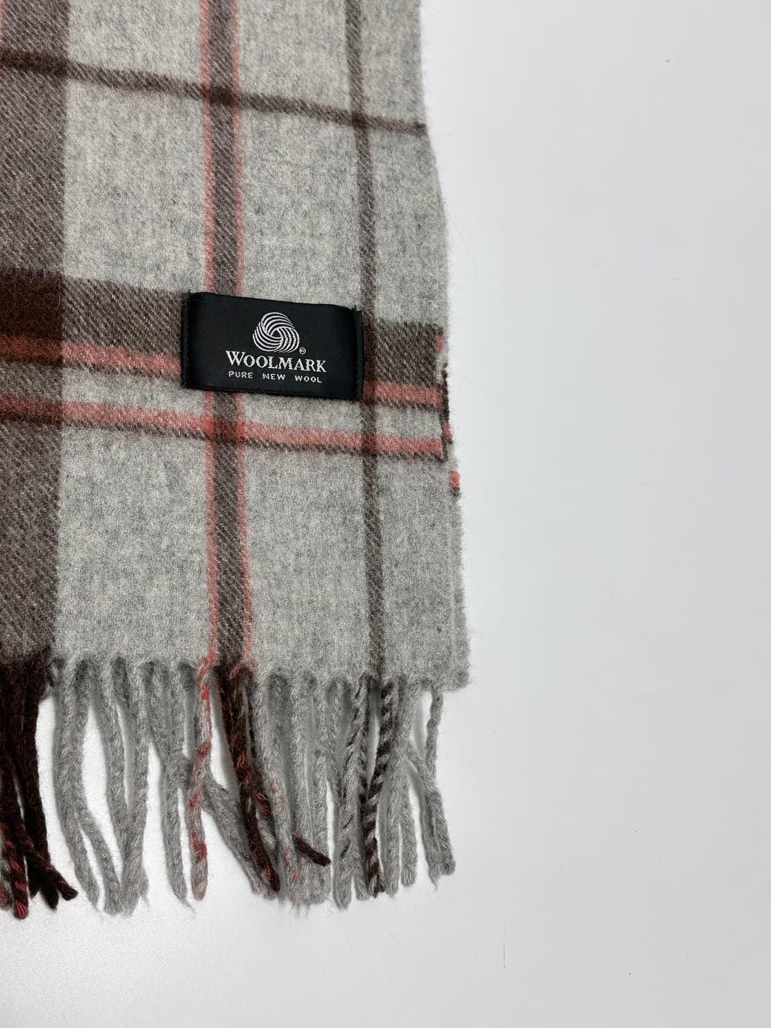 퓨어 울 체크 머플러 상품이미지5