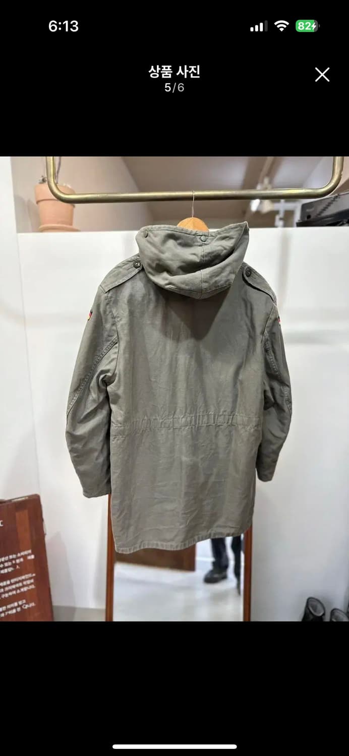 90s 독일 연방군 정품 필드 파카 G.13 상품이미지5