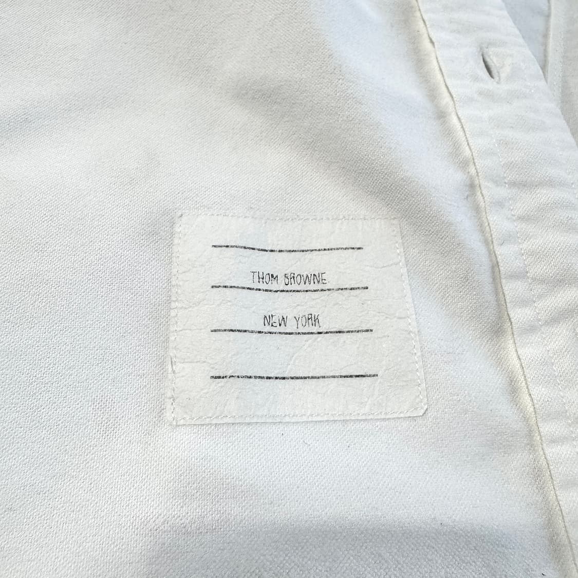 톰브라운 클래식 옥스포드 화이트 셔츠 상품이미지3