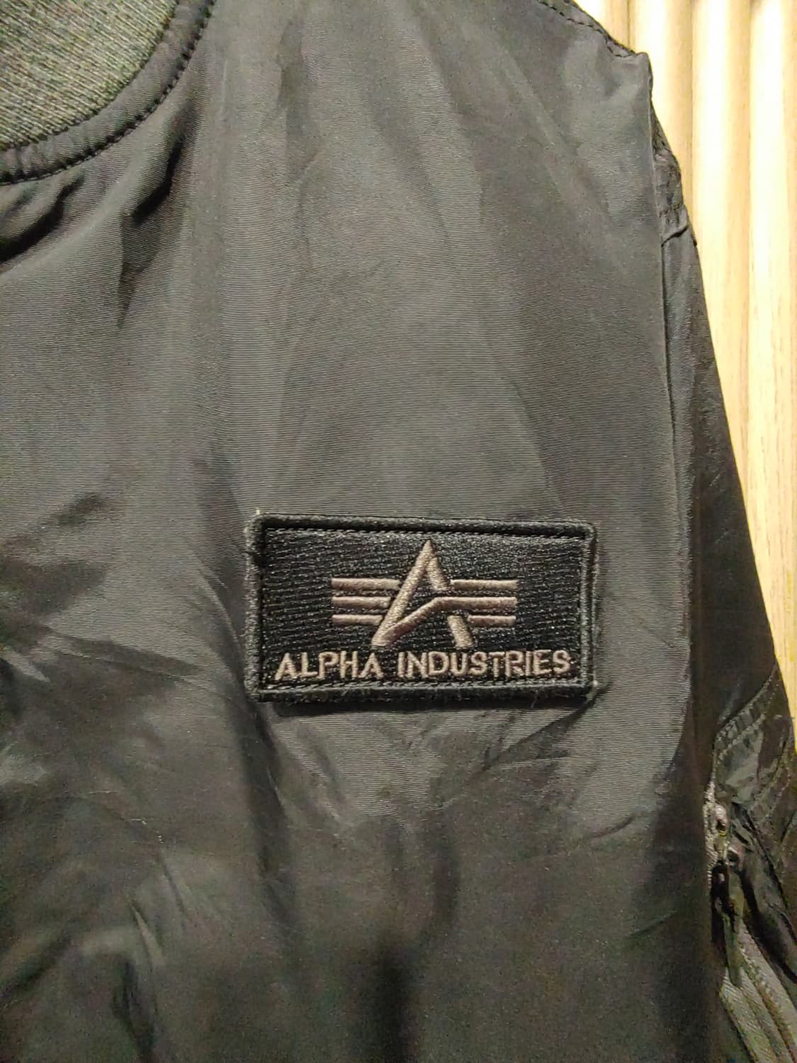 무배) 알파 인더스트리 나일론 봄버 자켓 - XL 상품이미지2