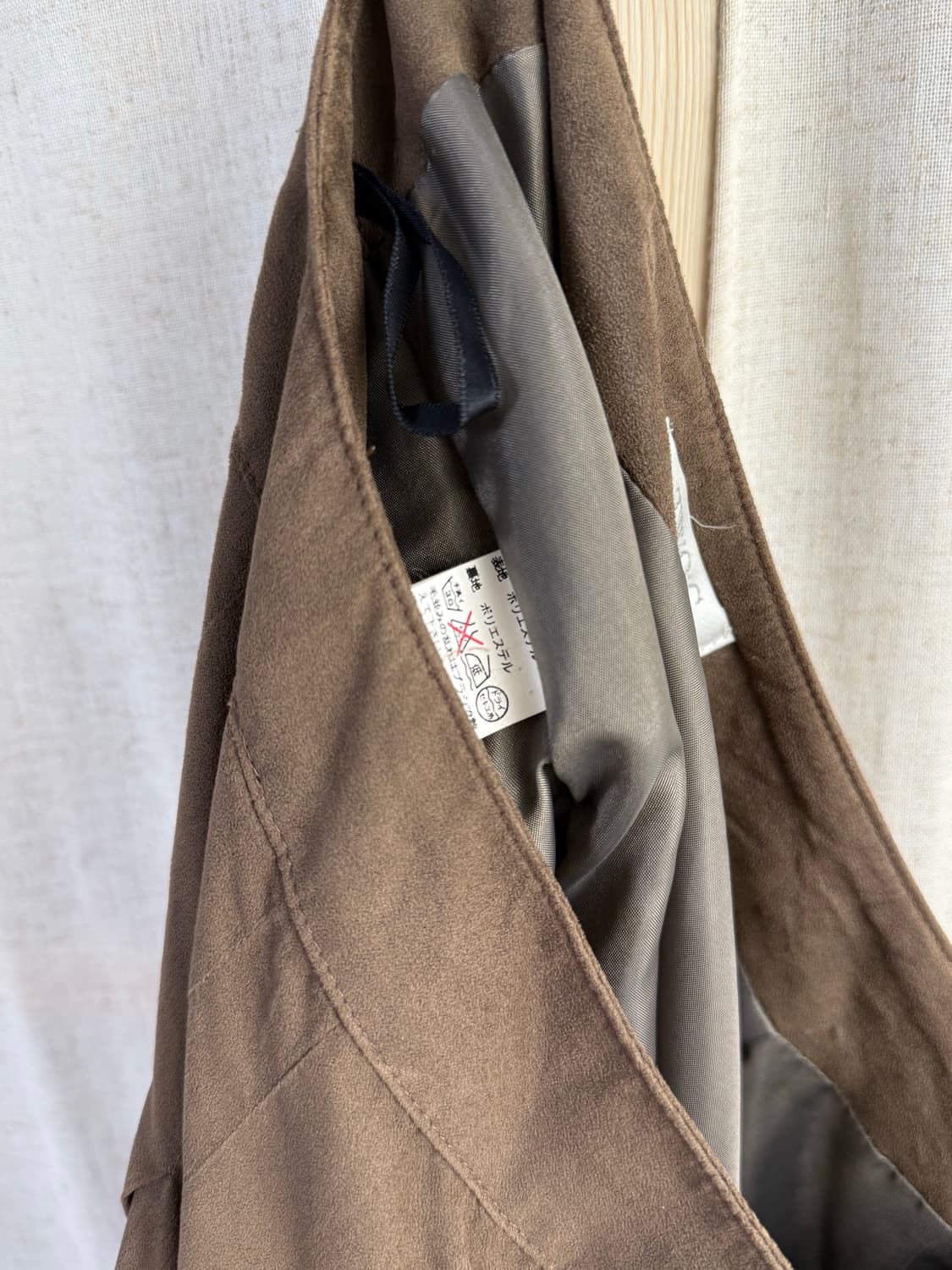 Two:c 벨루어 개더 미디스커트 상품이미지8