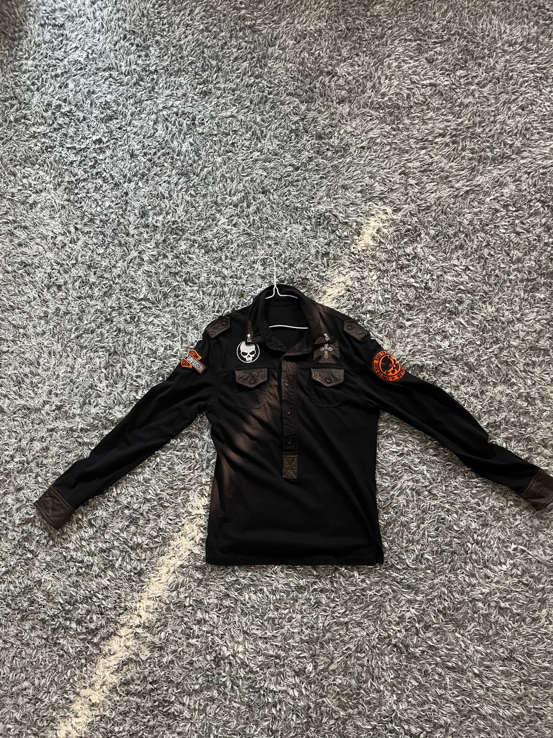 할리데이비슨 커스텀 롱슬리브 상품이미지1