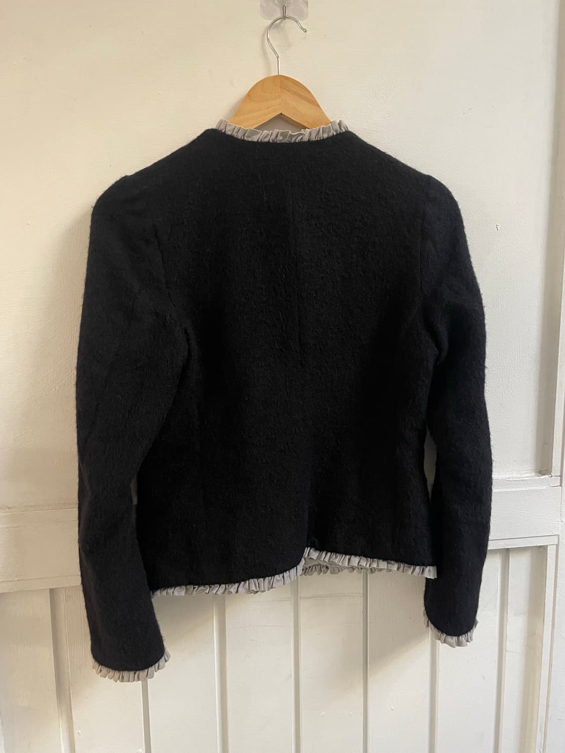 니들스 헤어리 울 프릴 카라리스 자켓 상품이미지4