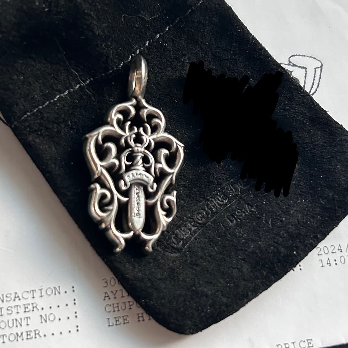 크롬하츠 바인대거 펜던트 도쿄매장판 상품이미지3