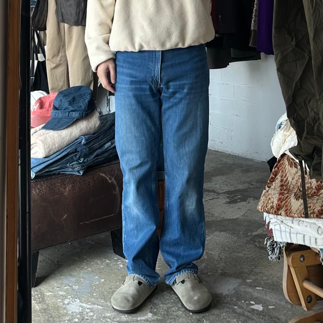 (착용컷) 90's 리바이스 515 (남성용 31.5) 상품이미지3