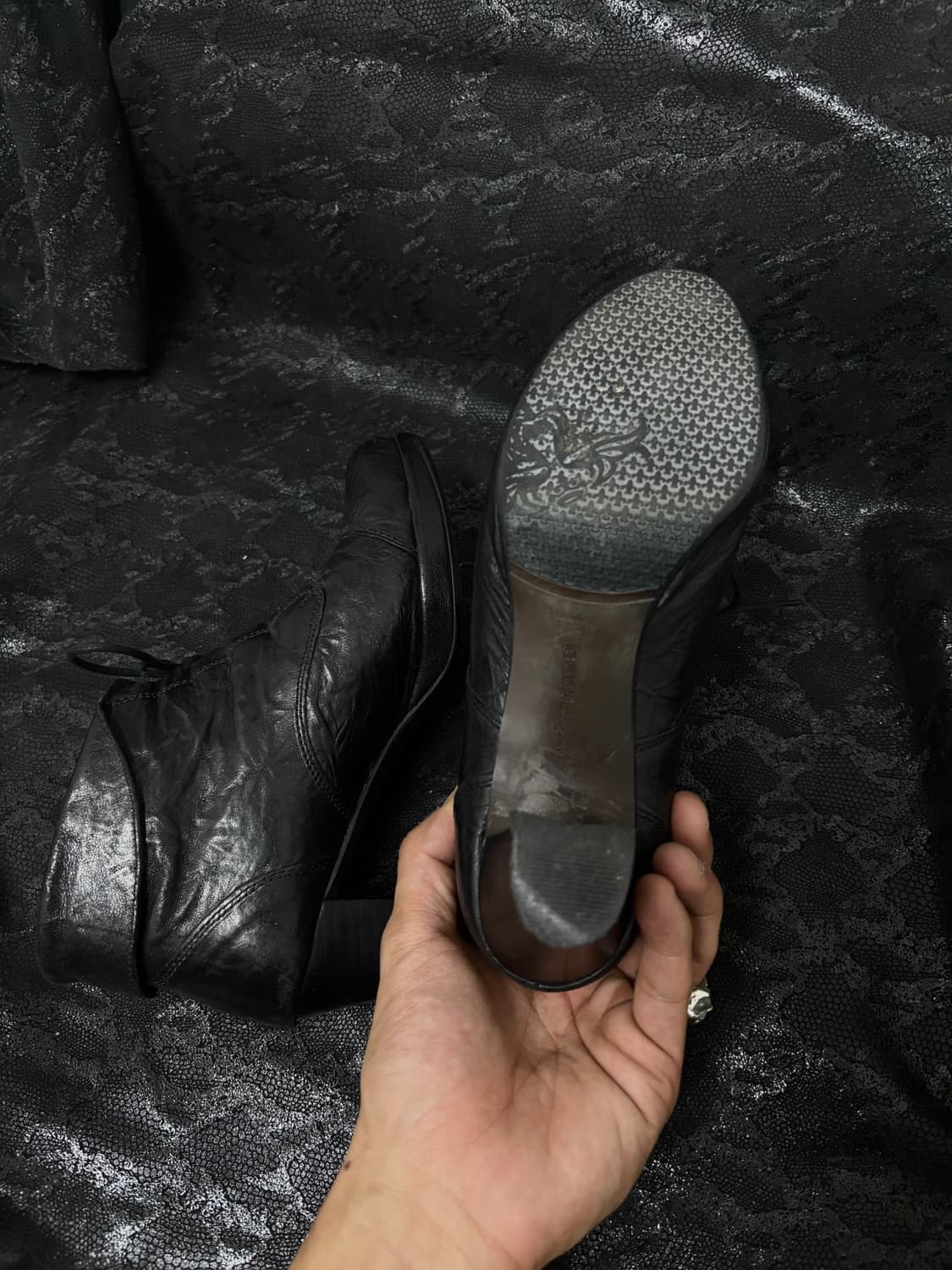 “SODA” 00’s Design Wrinkled leather shoe 상품이미지10