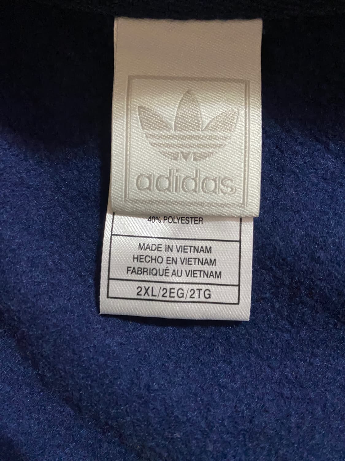 아디다스 미시간 트랙탑 2XL 네이비 상품이미지4