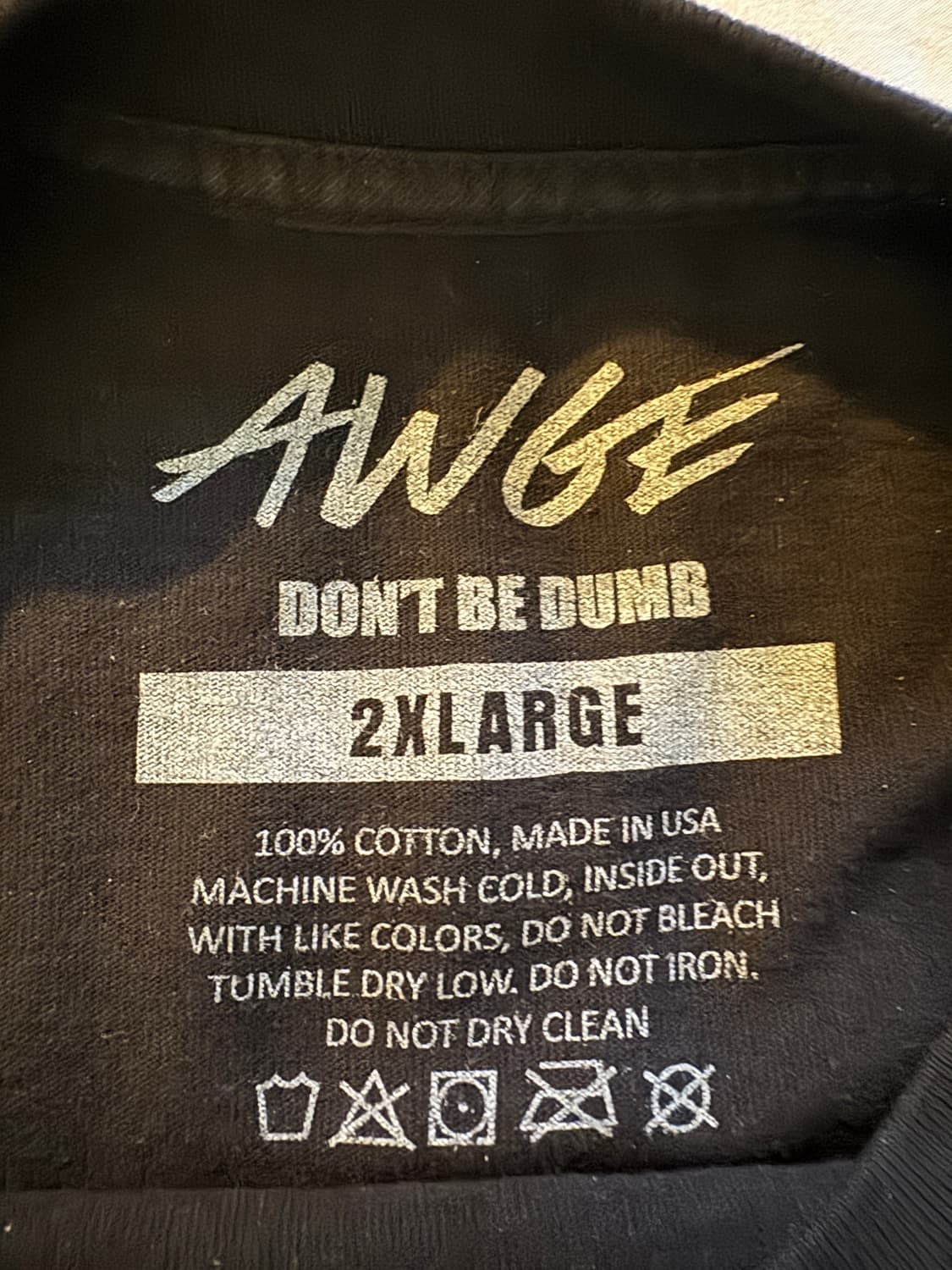 awge 돈비덤 라인스톤 티셔츠 상품이미지4