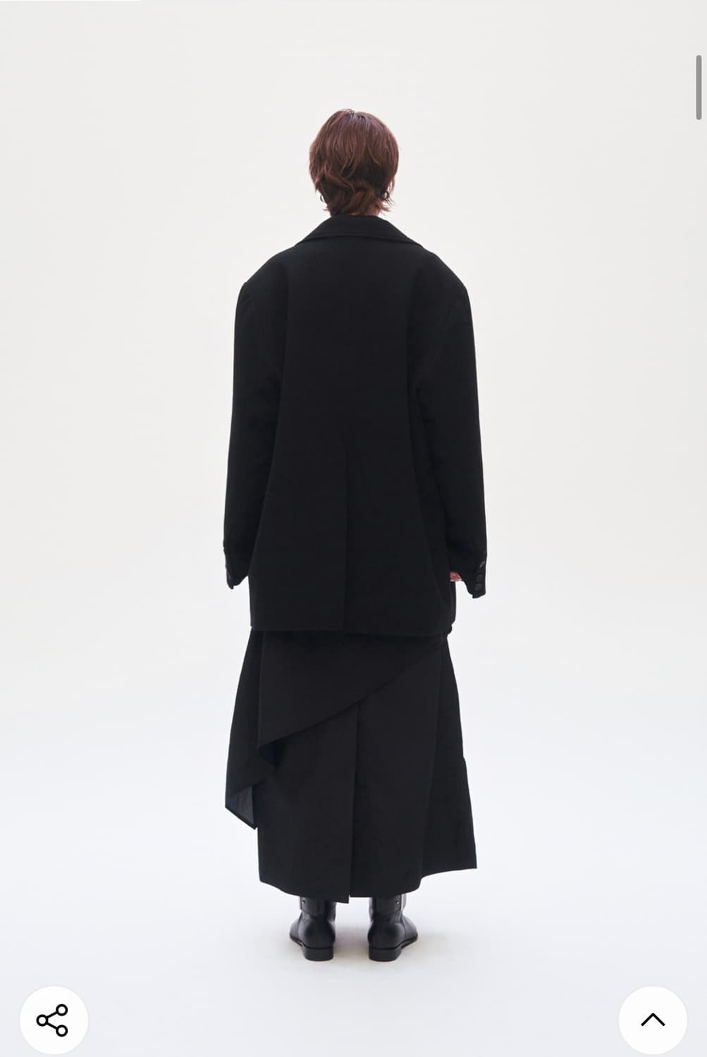 트리밍버드) Over Fit Wool Jacket BK F 상품이미지3